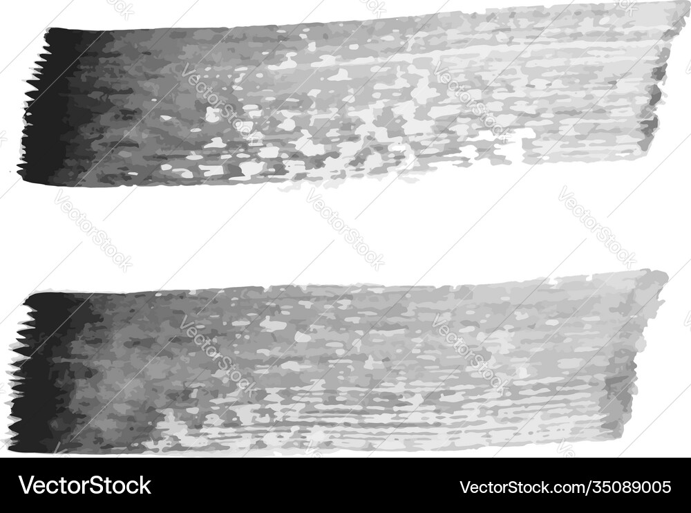 Black color watercolor handdrawing texture Vector Image