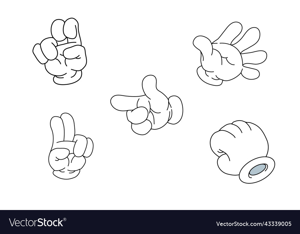 Body parts cartoon Royalty Free Vector Image - VectorStock