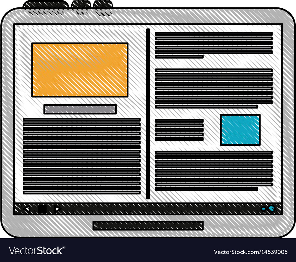 Color blurred stripe display computer