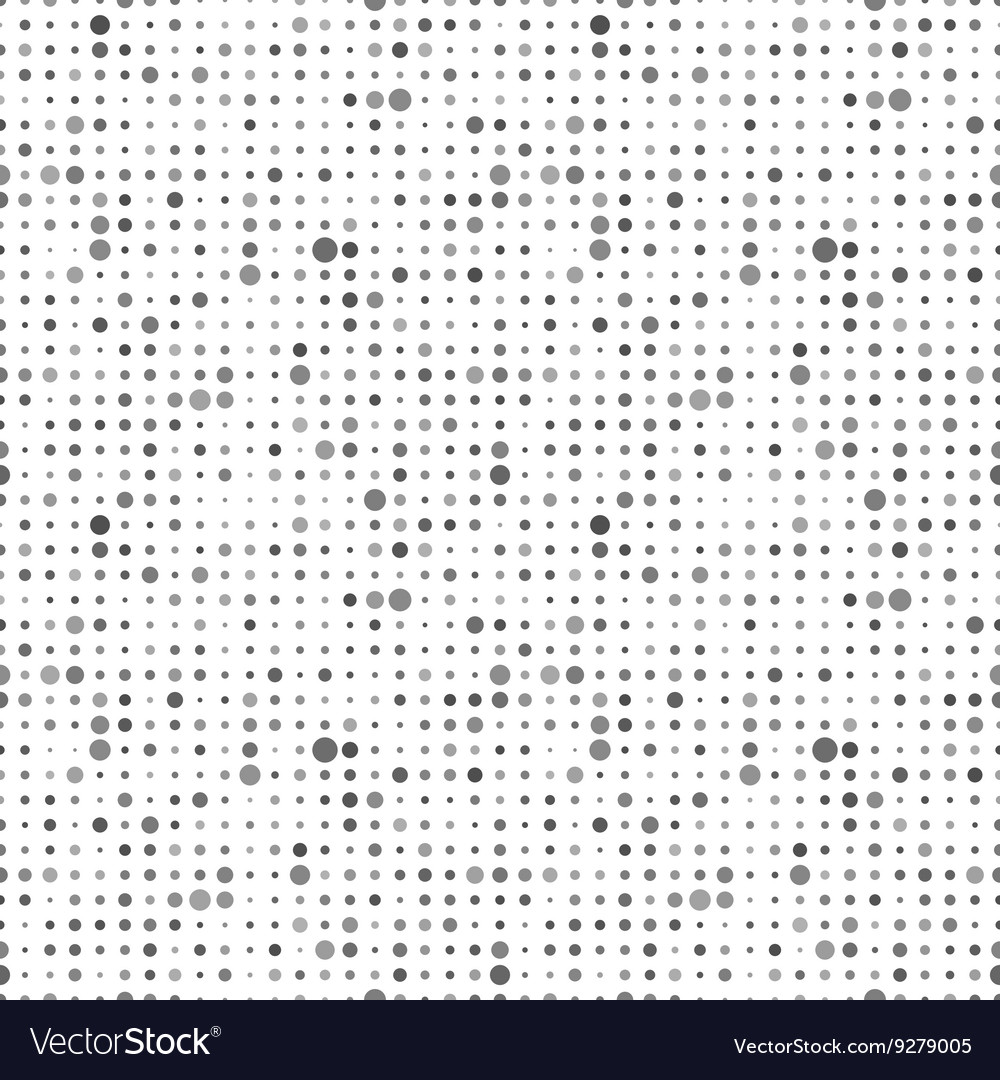 Gray Seamless Dots Pattern
