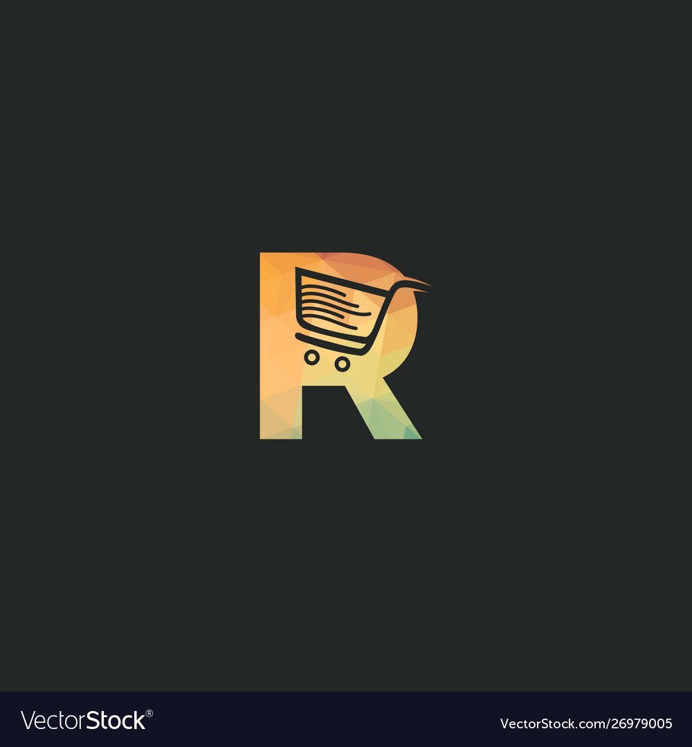 Letter r Shopping Logo Design