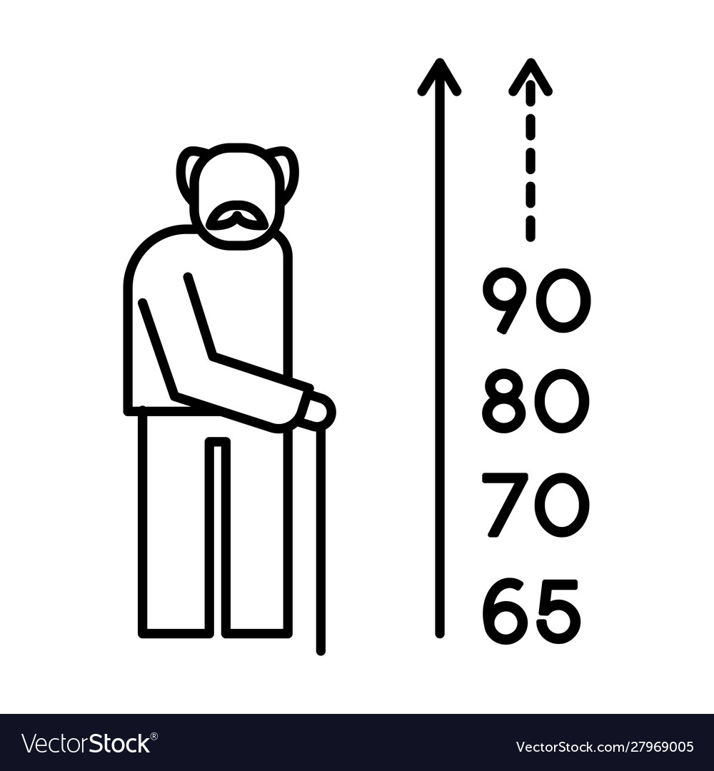 Pension and retirement social security benefits vector image Pension and retirement social security benefits