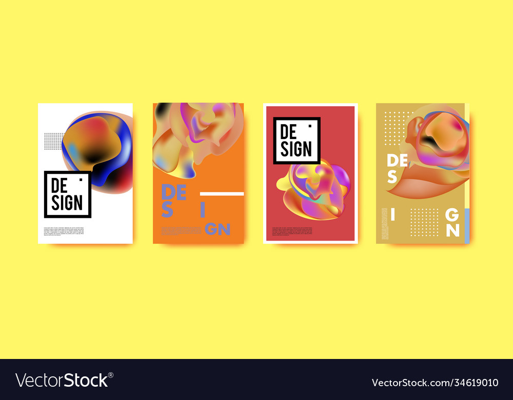 Abstract colorful liquid and fluid pattern