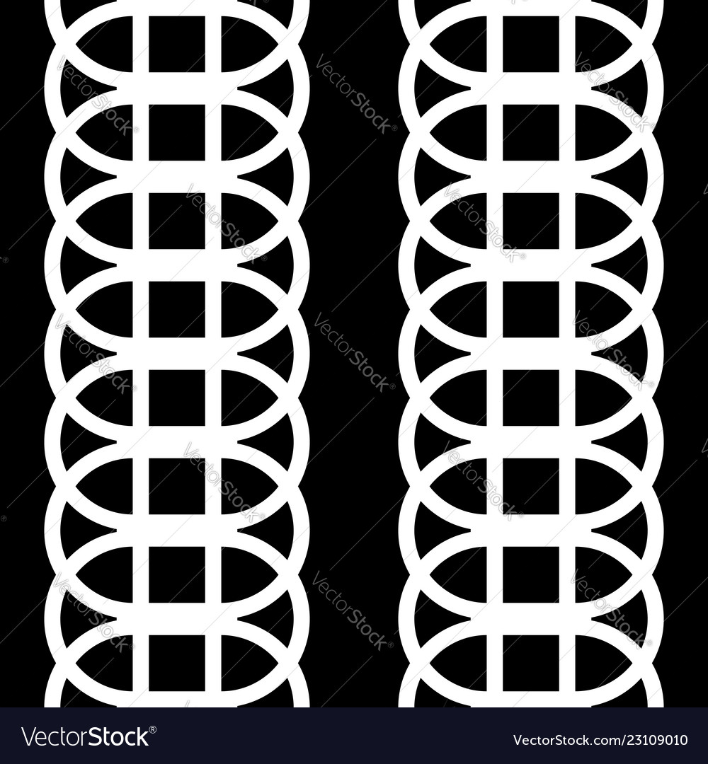 Design seamless monochrome grid pattern vector image Design seamless monochrome grid pattern
