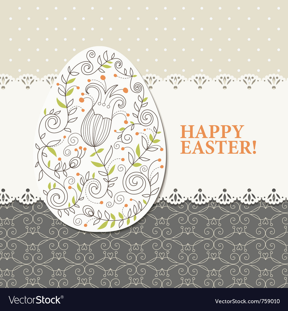 Easter greeting card