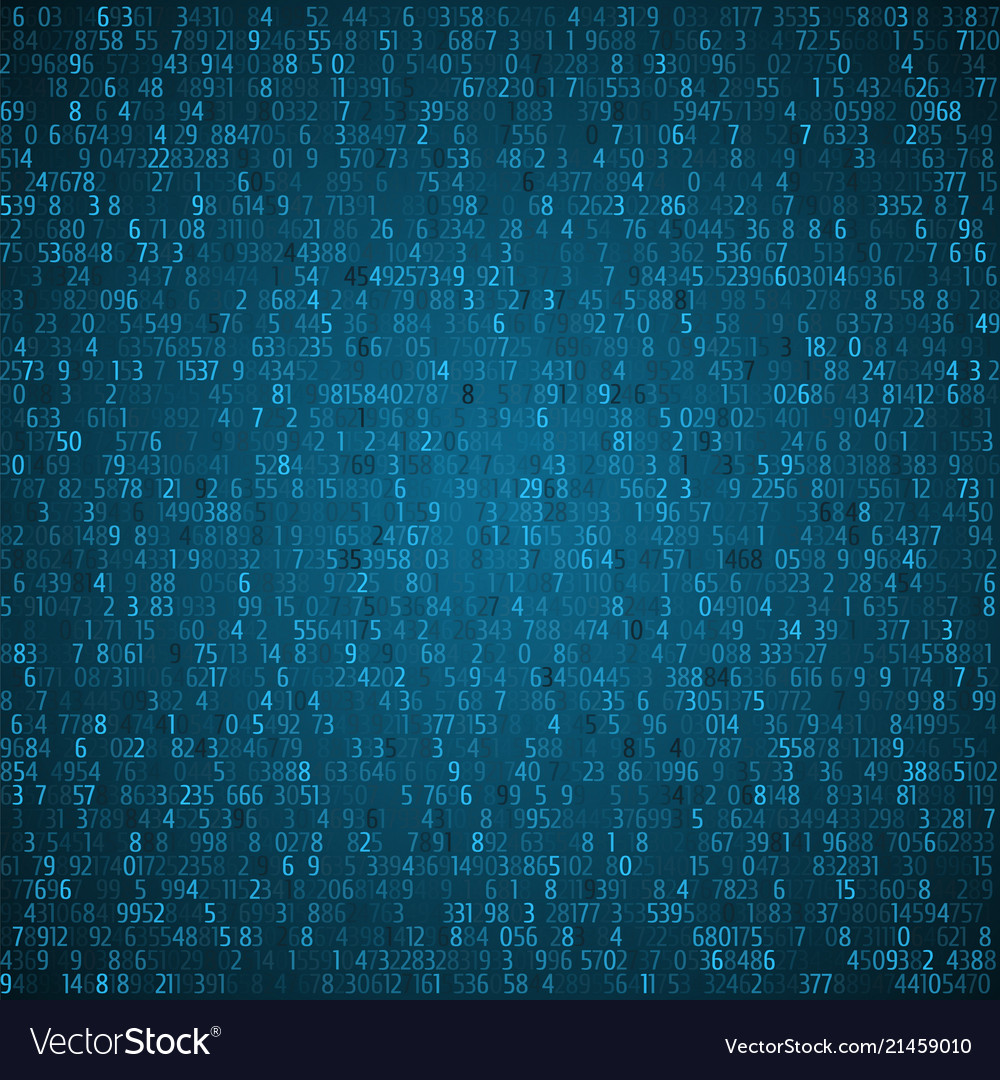 Exchange trades blue background binary code Vector Image