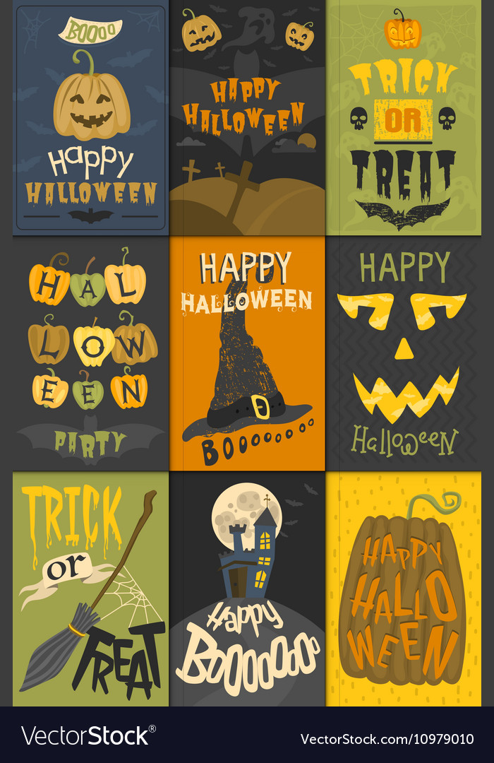 Halloween invitation cards