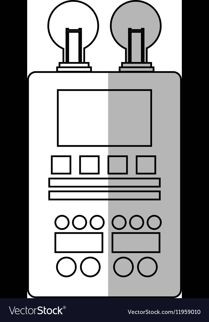 Isolated robot with light bulb design