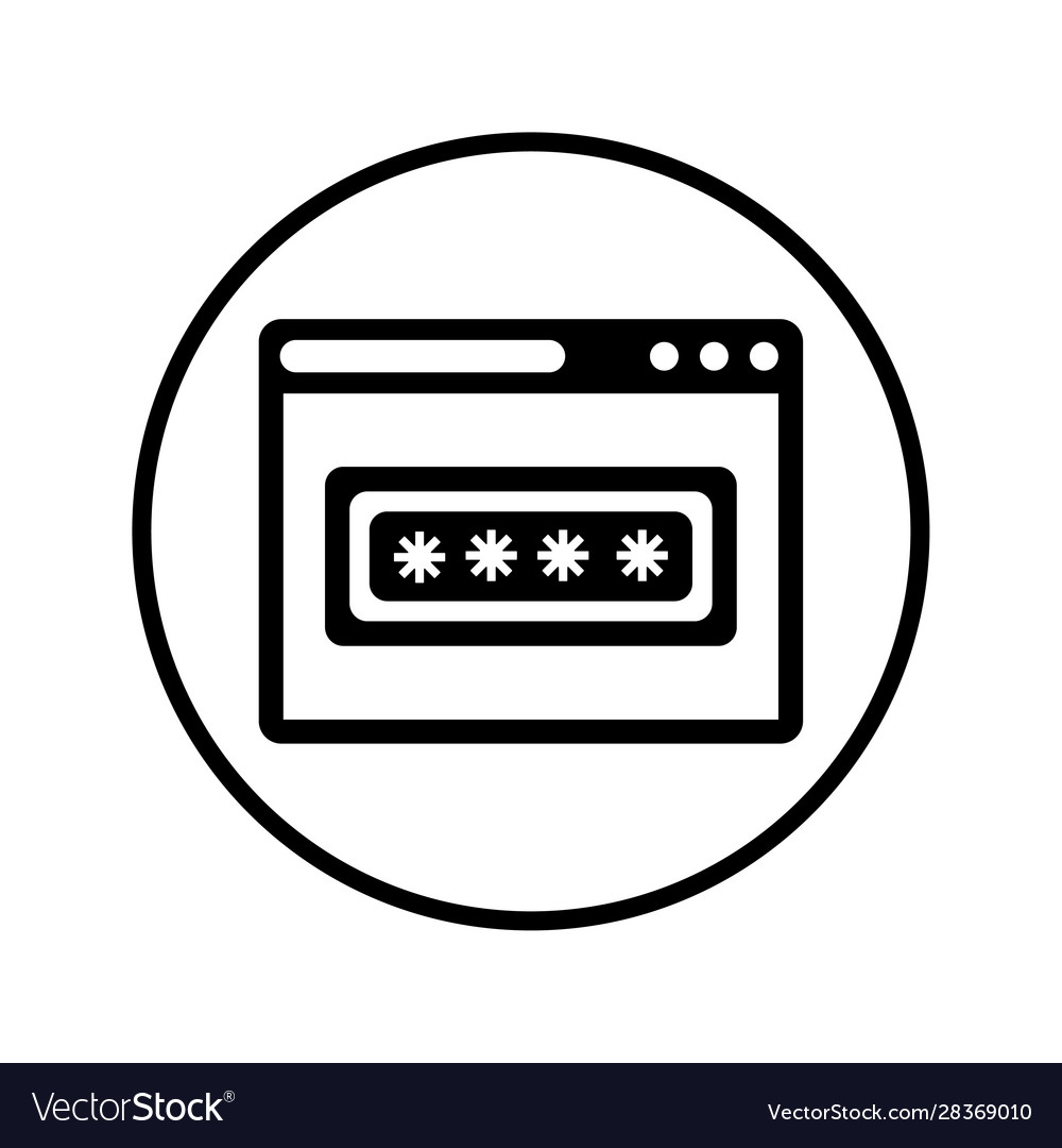 Login password security code icon