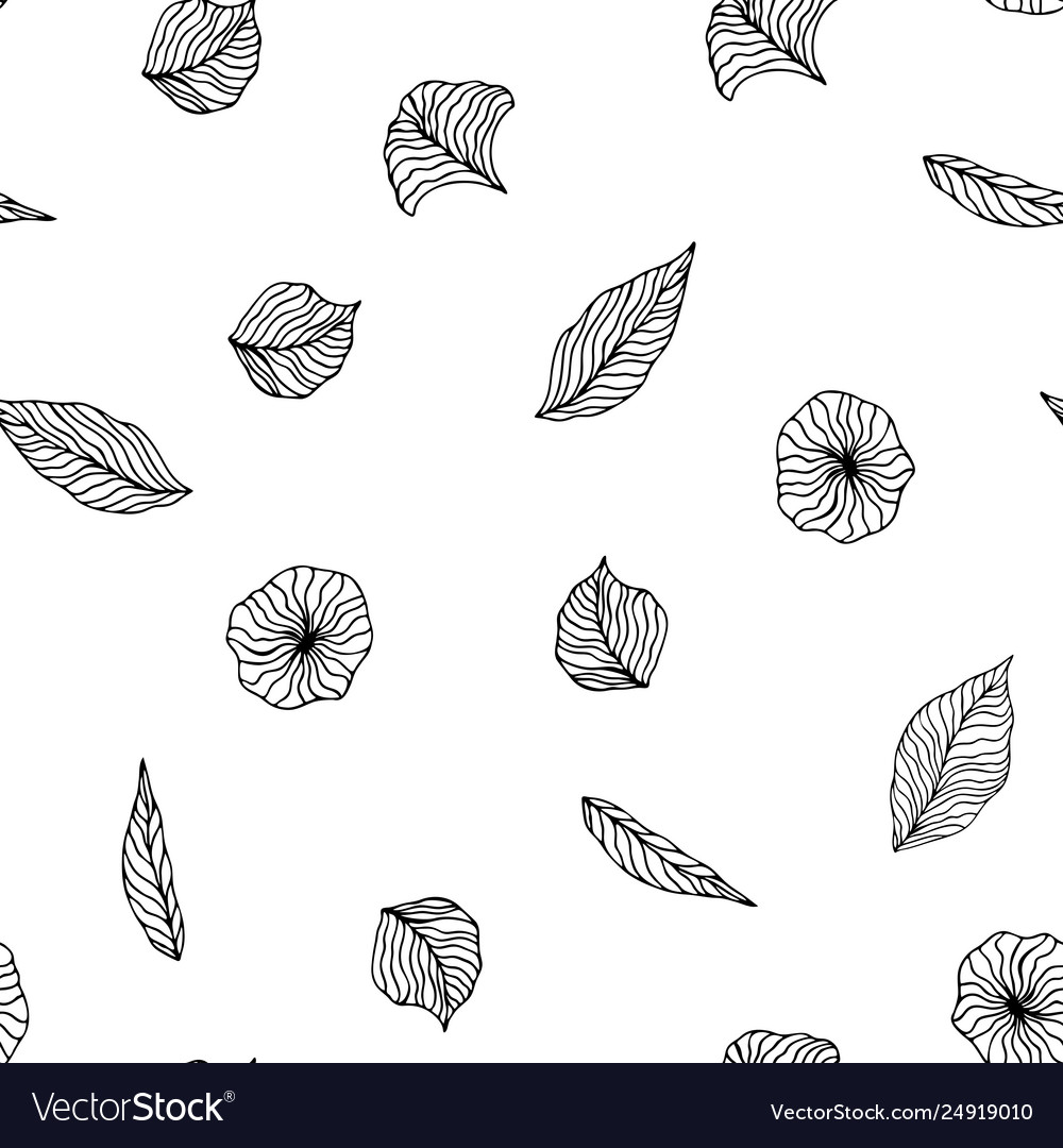 Seamless leaves pattern design for banner poster