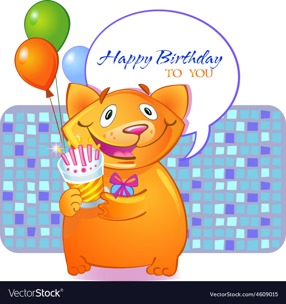 Birthday greetings Royalty Free Vector Image - VectorStock