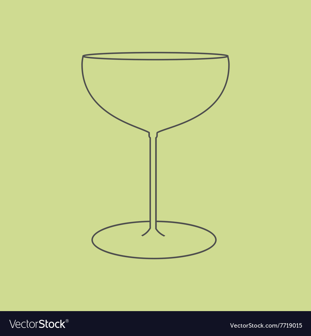 Champagne glass icon