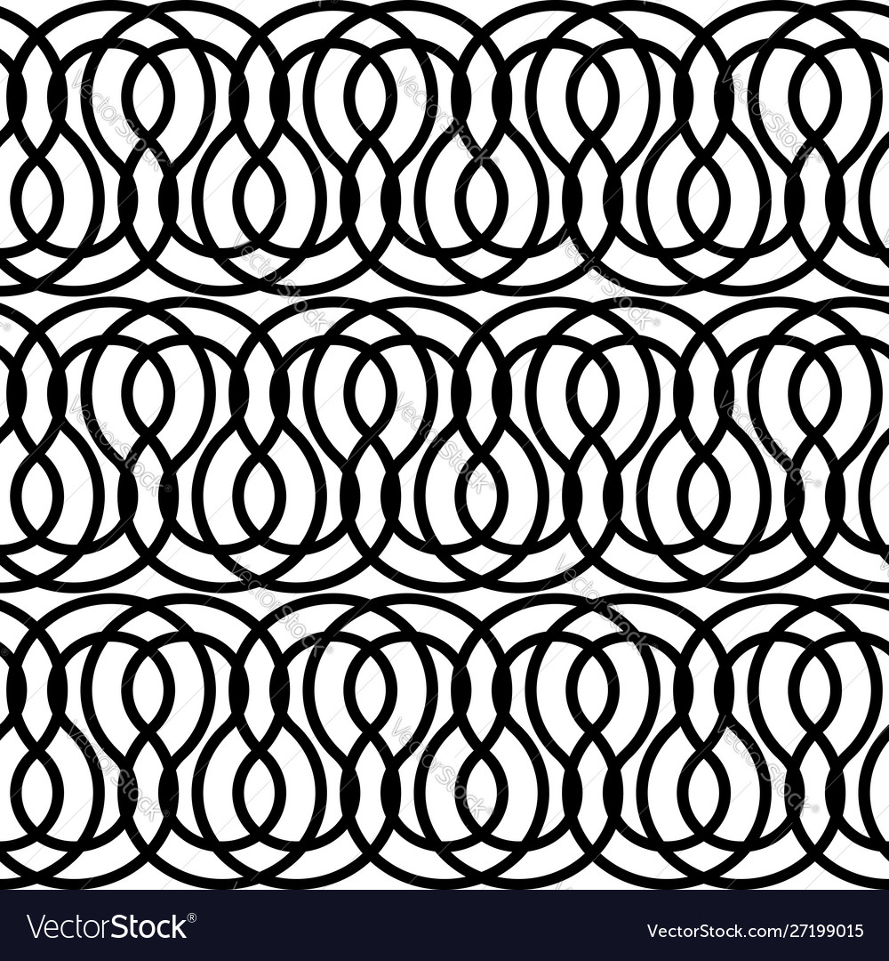 Design seamless monochrome zigzag pattern