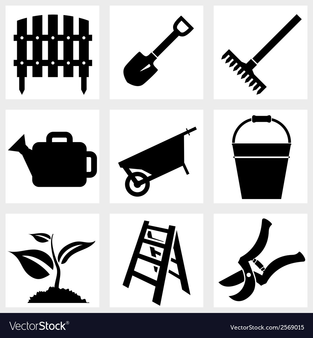 Garden icon Royalty Free Vector Image VectorStock