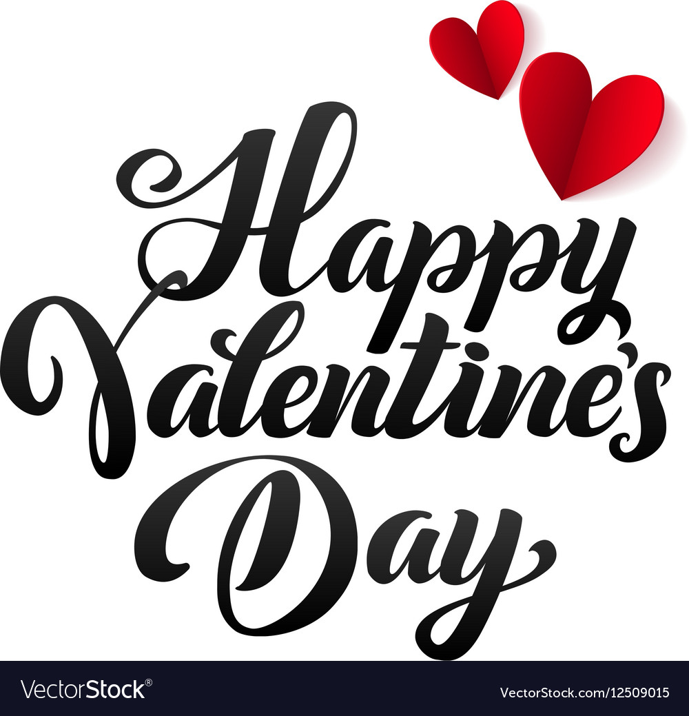 Happy valentines day card Royalty Free Vector Image