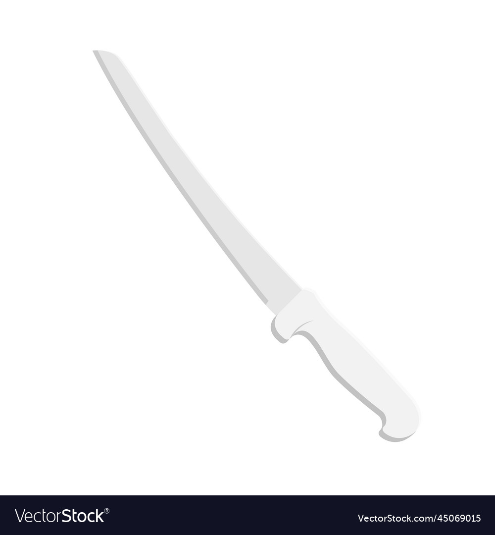 Kitchen knife flat clean icon design element