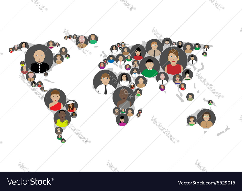 Social media network Royalty Free Vector Image