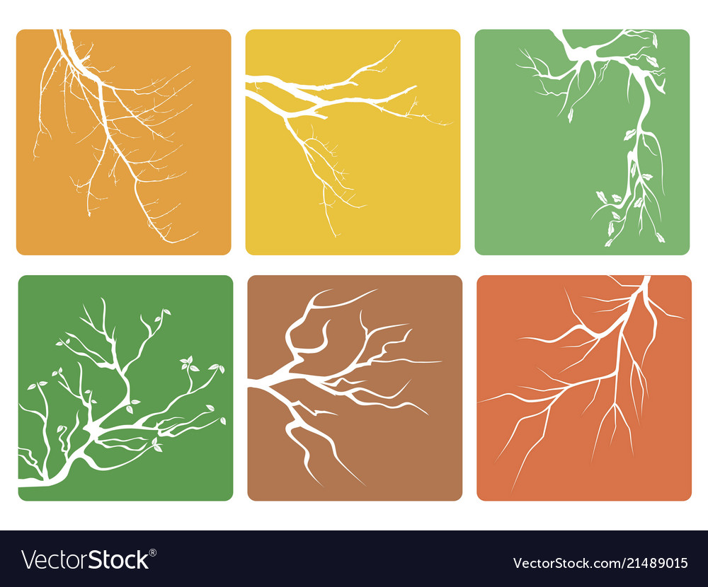 Tree Branch Buttons & Icons