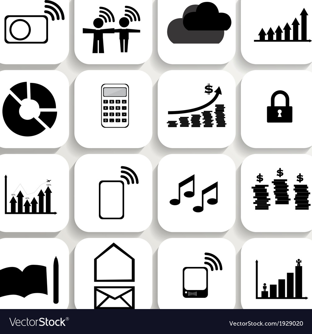 Application icons design set 5