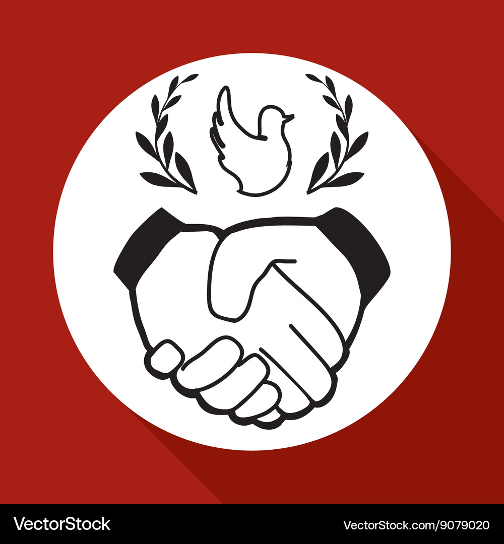 Help design hand icon flat Royalty Free Vector Image