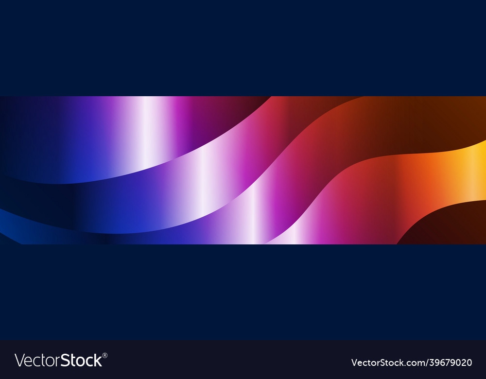 Volumetric multicolored lines on a dark