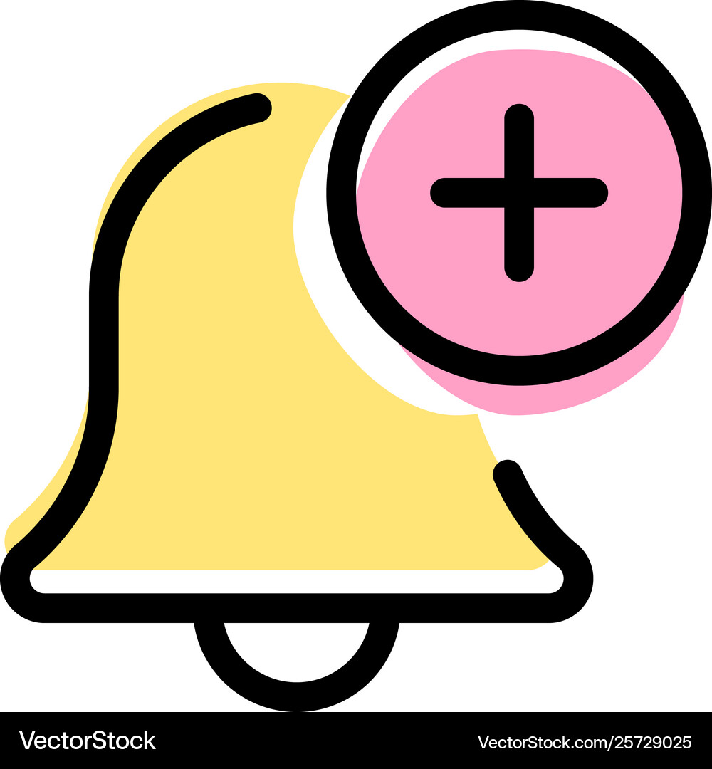 Add new alarm on devices isolated white Royalty Free Vector