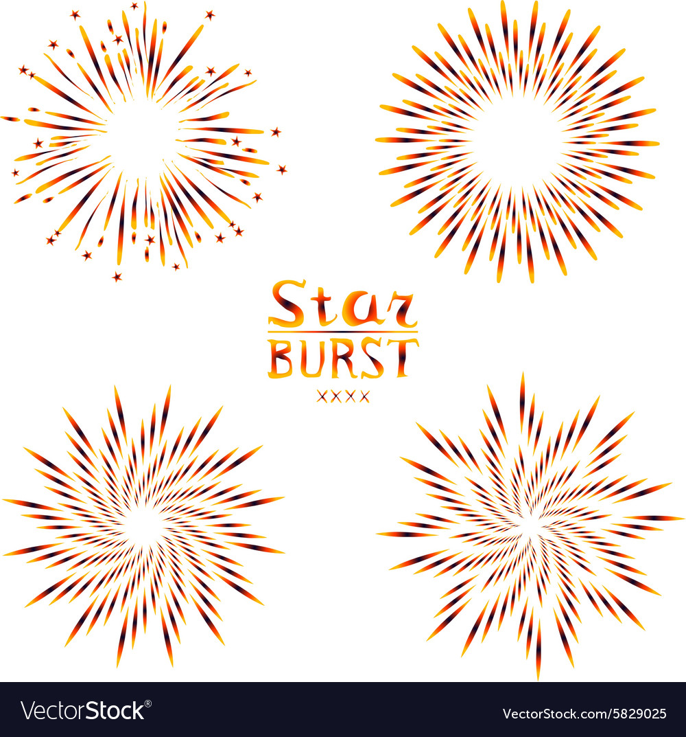 Background design with abstract fireworks