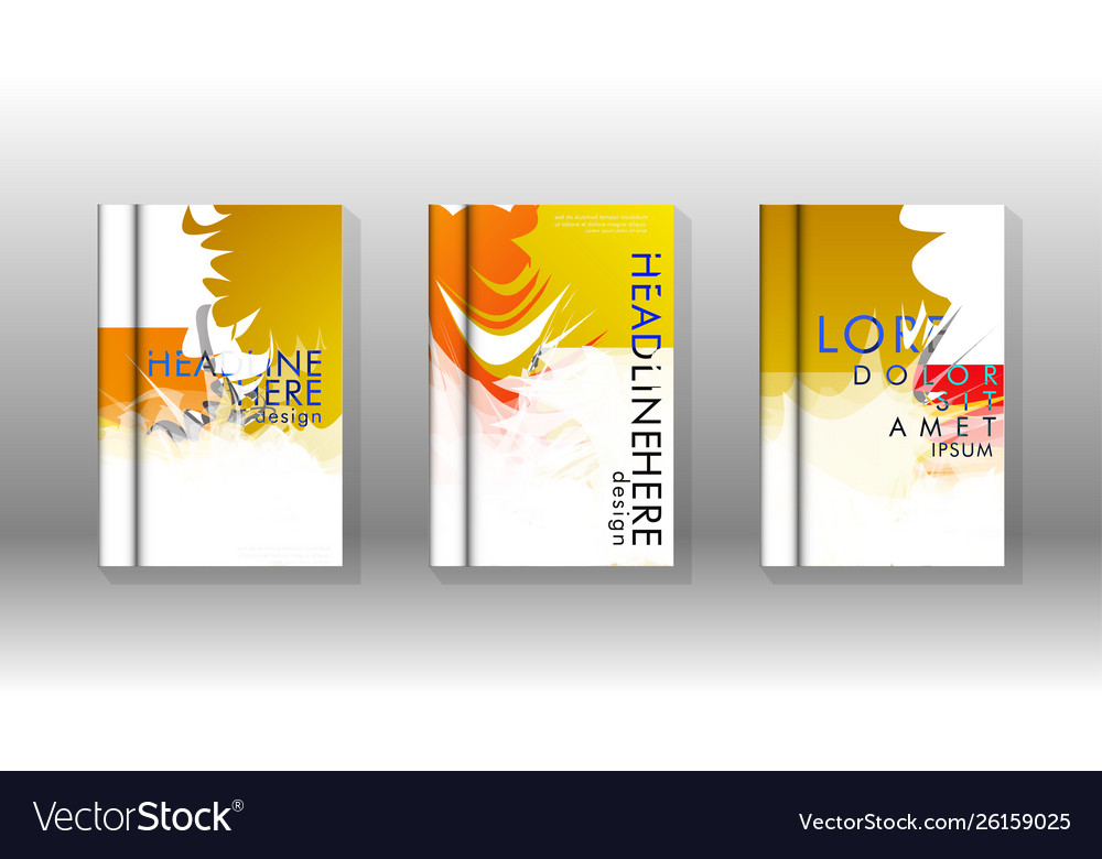 Design background cover with colorful abstract