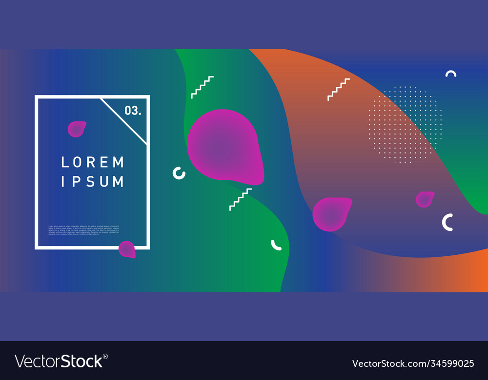 Liquid color background design fluid gradient Vector Image Liquid color background design fluid gradient