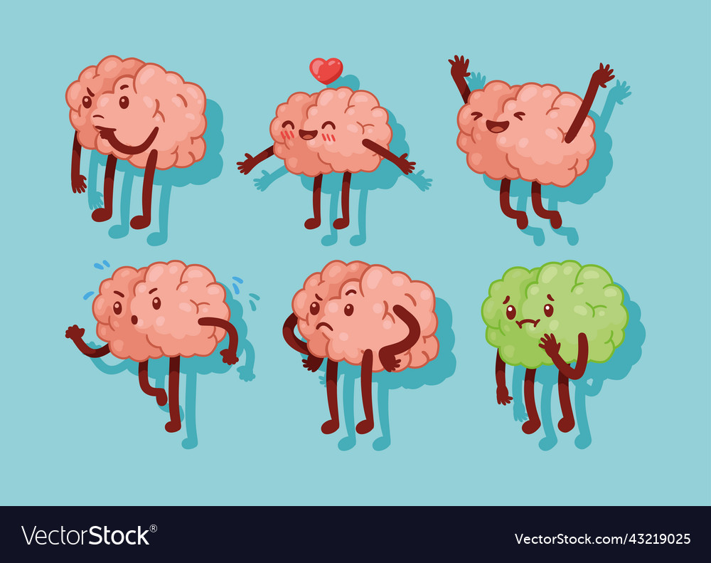 Six brains comic characters