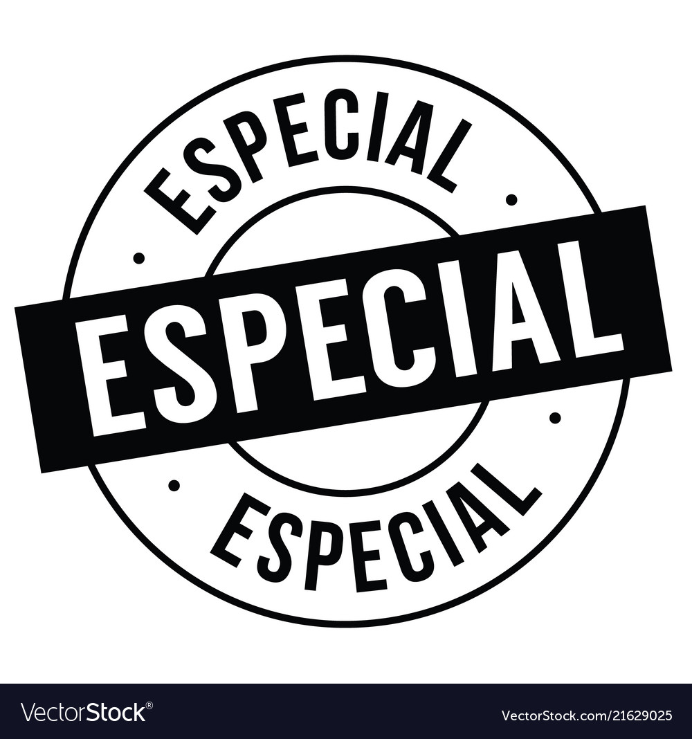 Special stamp on white Royalty Free Vector Image