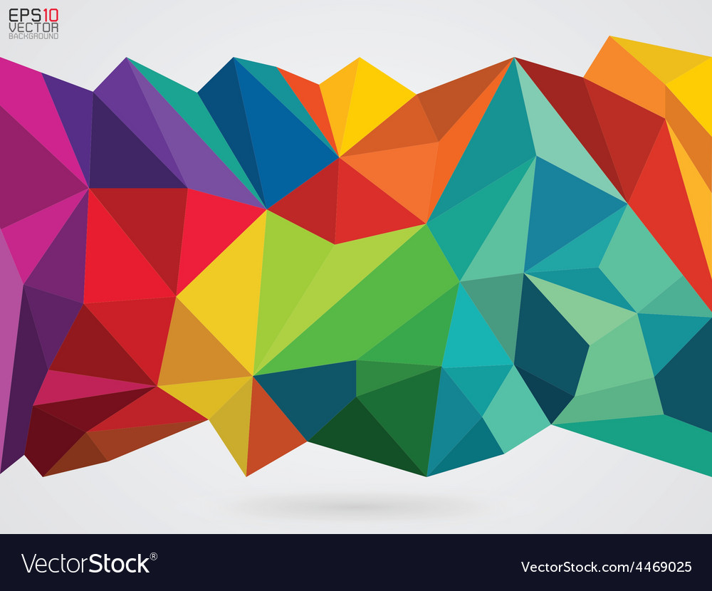 Vibrant Color Splash on White