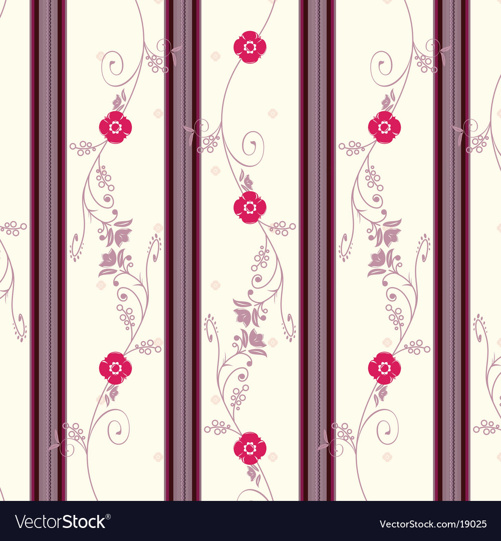 Vintage Floral Wallpaper Pattern