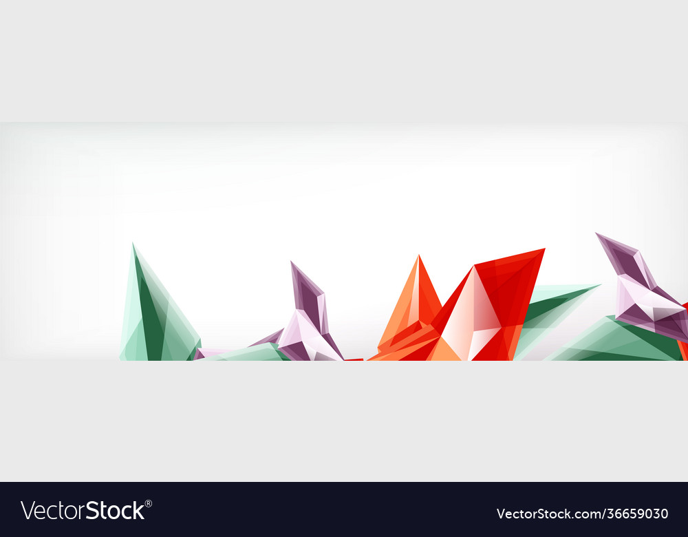 3d triangles and pyramids abstract Vector Image 3d triangles and pyramids abstract