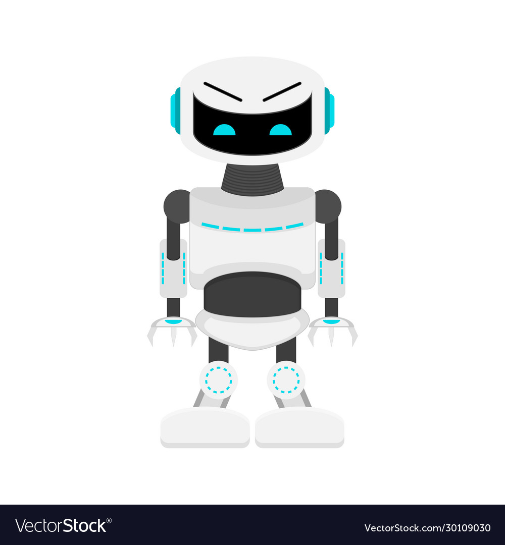 Ai robot cyborg with artificial intellect modern Vector Image Ai robot cyborg with artificial intellect modern