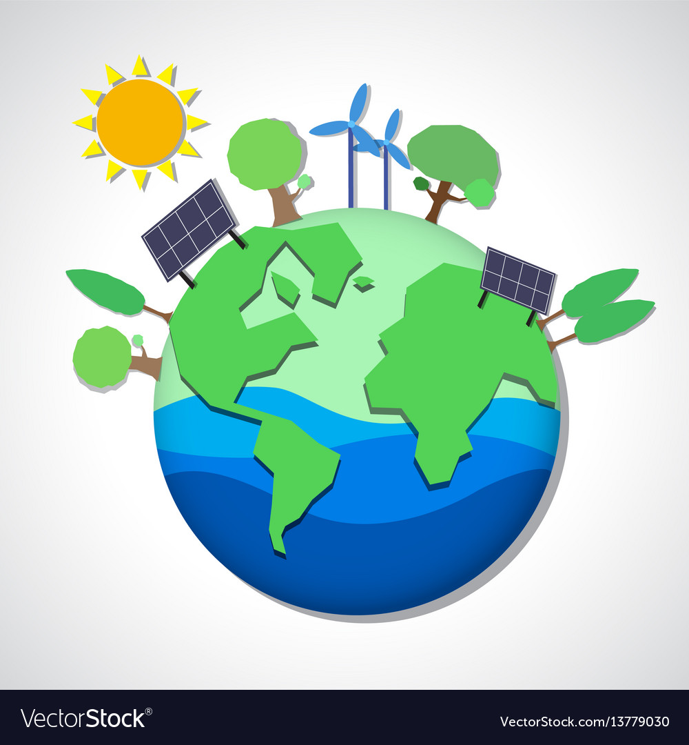 Clean energy Royalty Free Vector Image - VectorStock