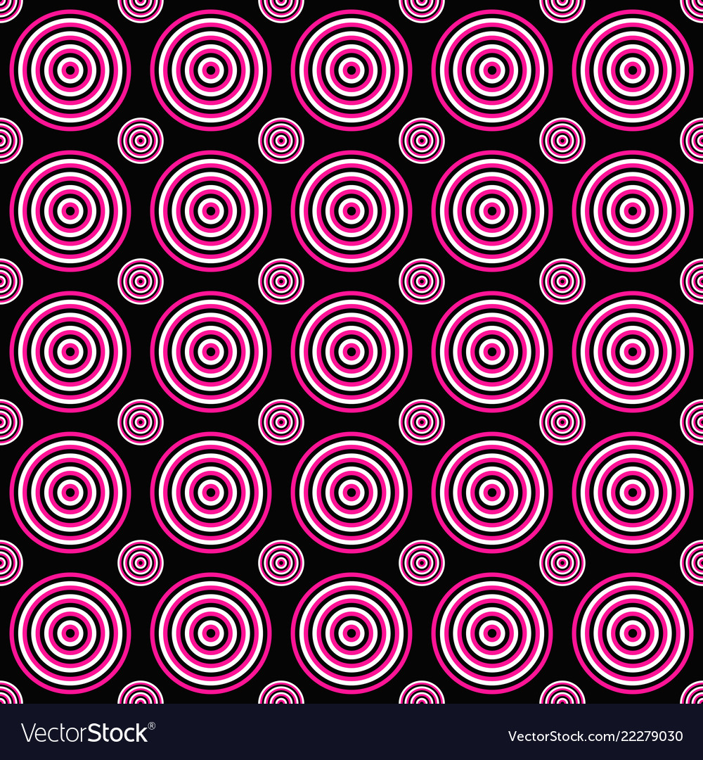 Geometrical seamless pattern - circle background Vector Image Geometrical seamless pattern - circle background
