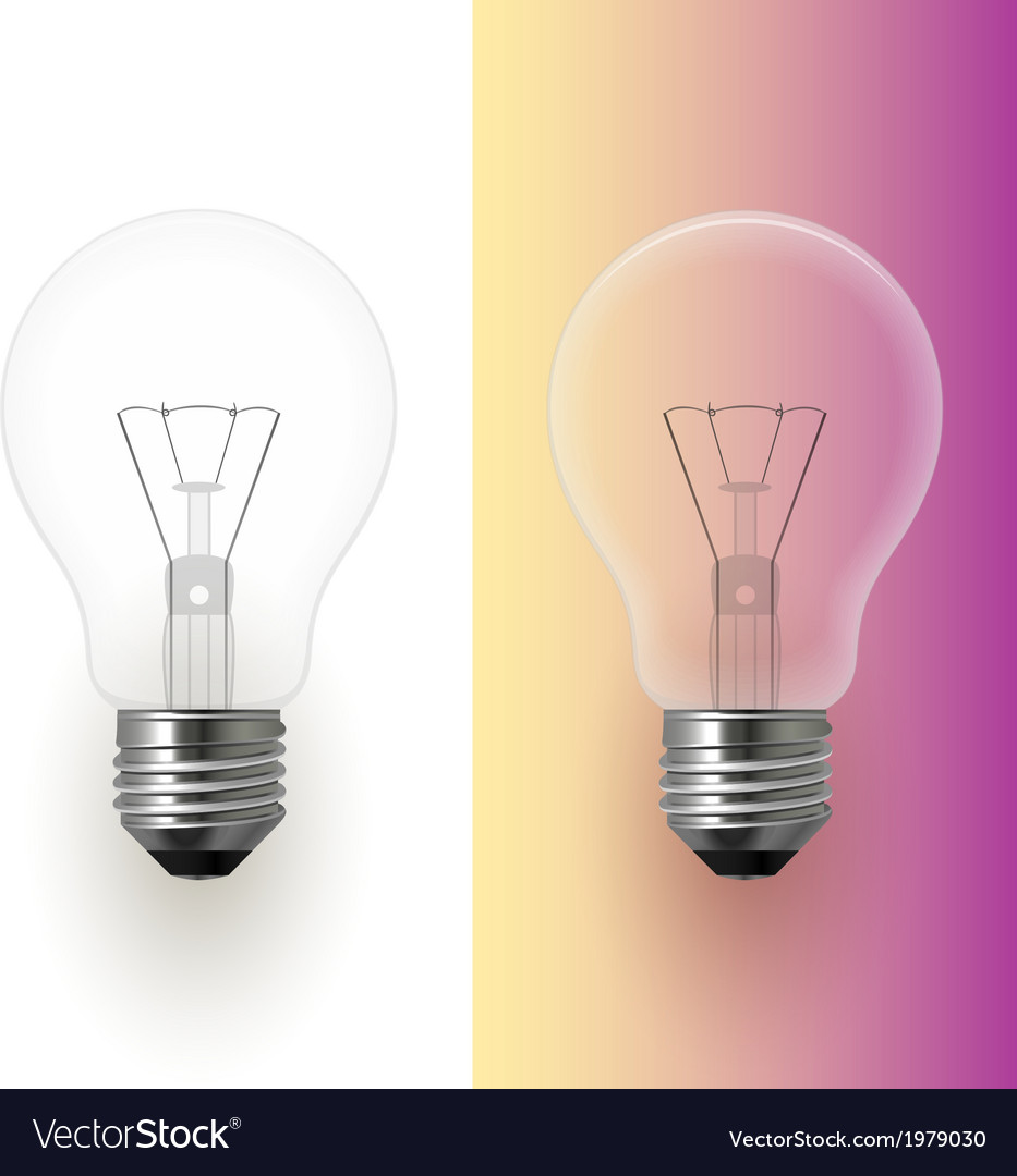 Light bulb isolated image