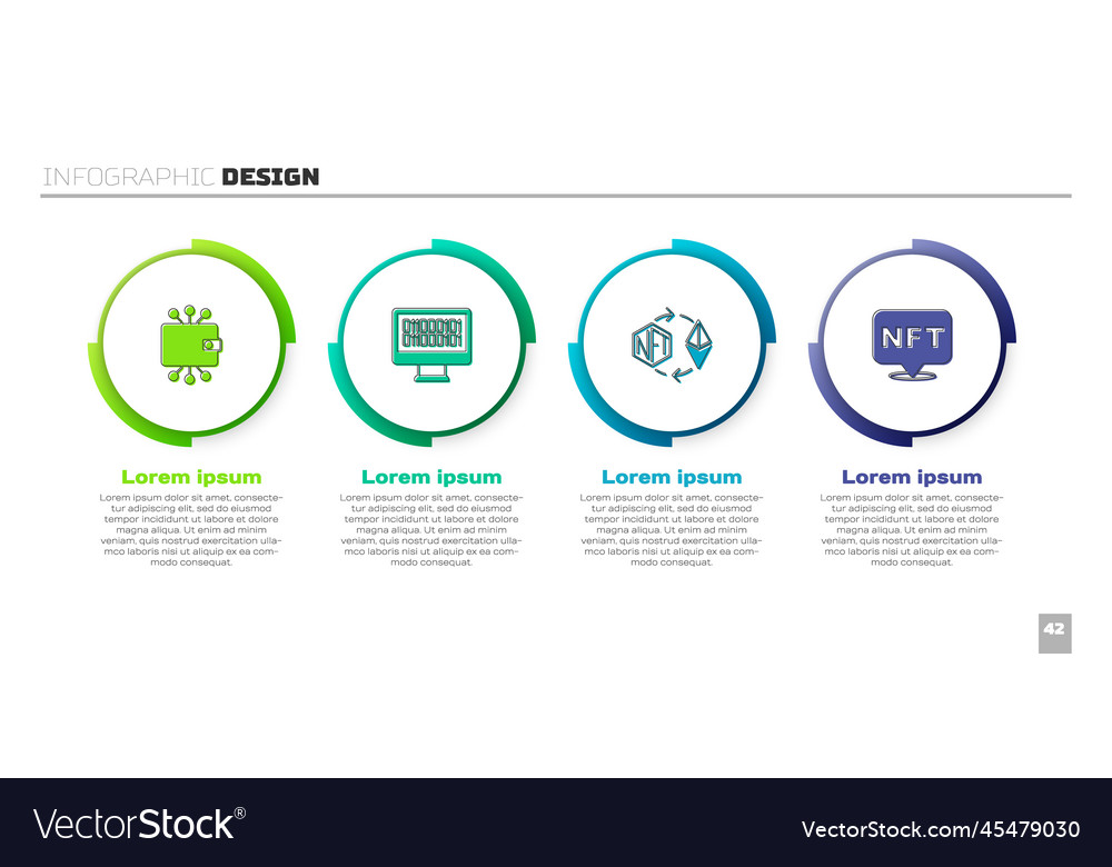 Set cryptocurrency wallet binary code ethereum vector image Set cryptocurrency wallet binary code ethereum