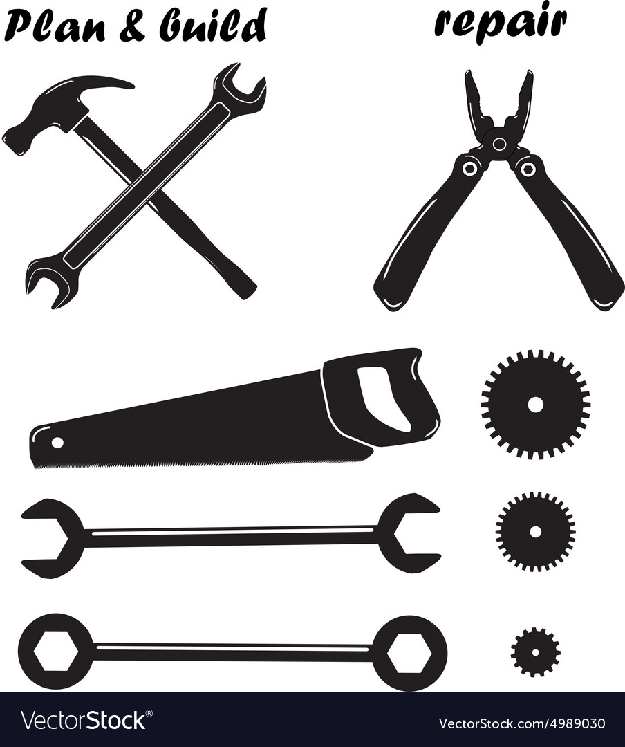 Set of different tools