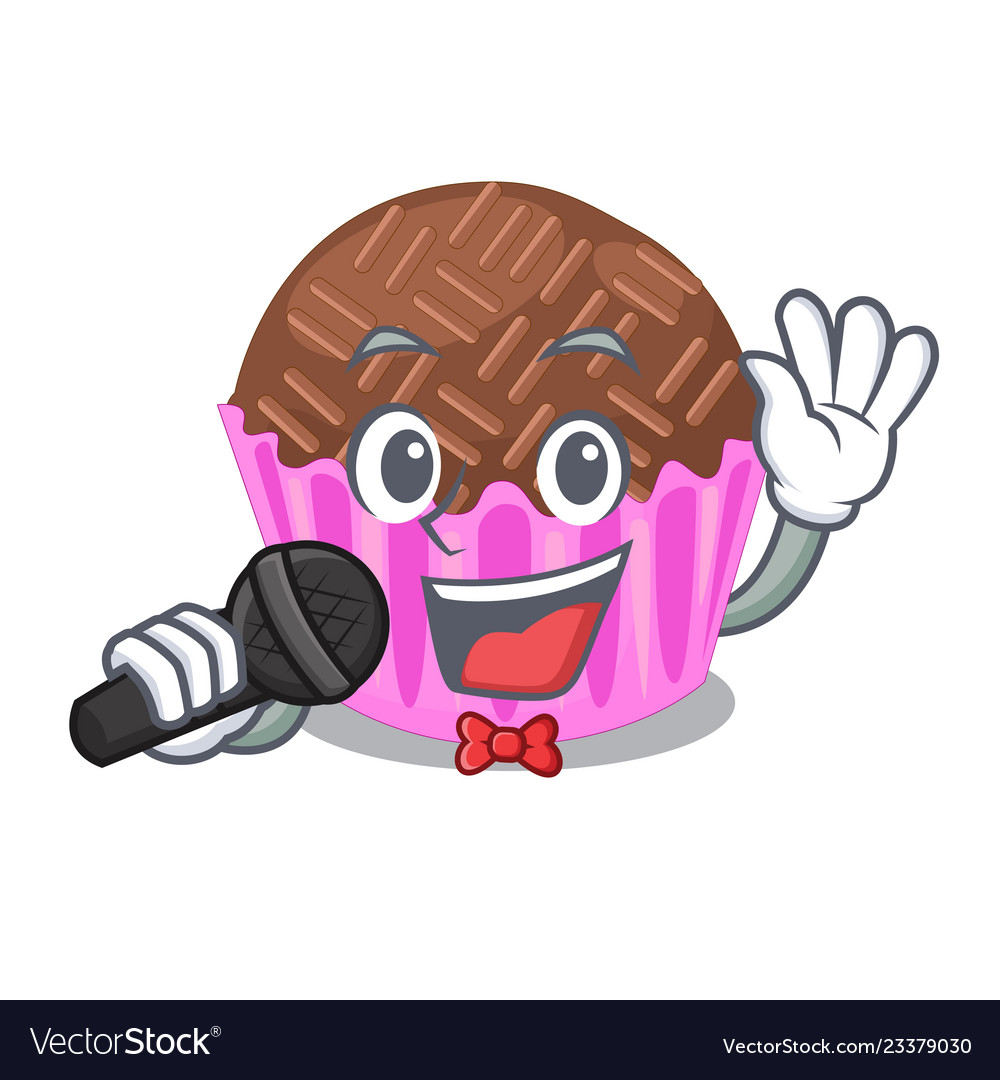 Singing bragadeiro presented in the character jar