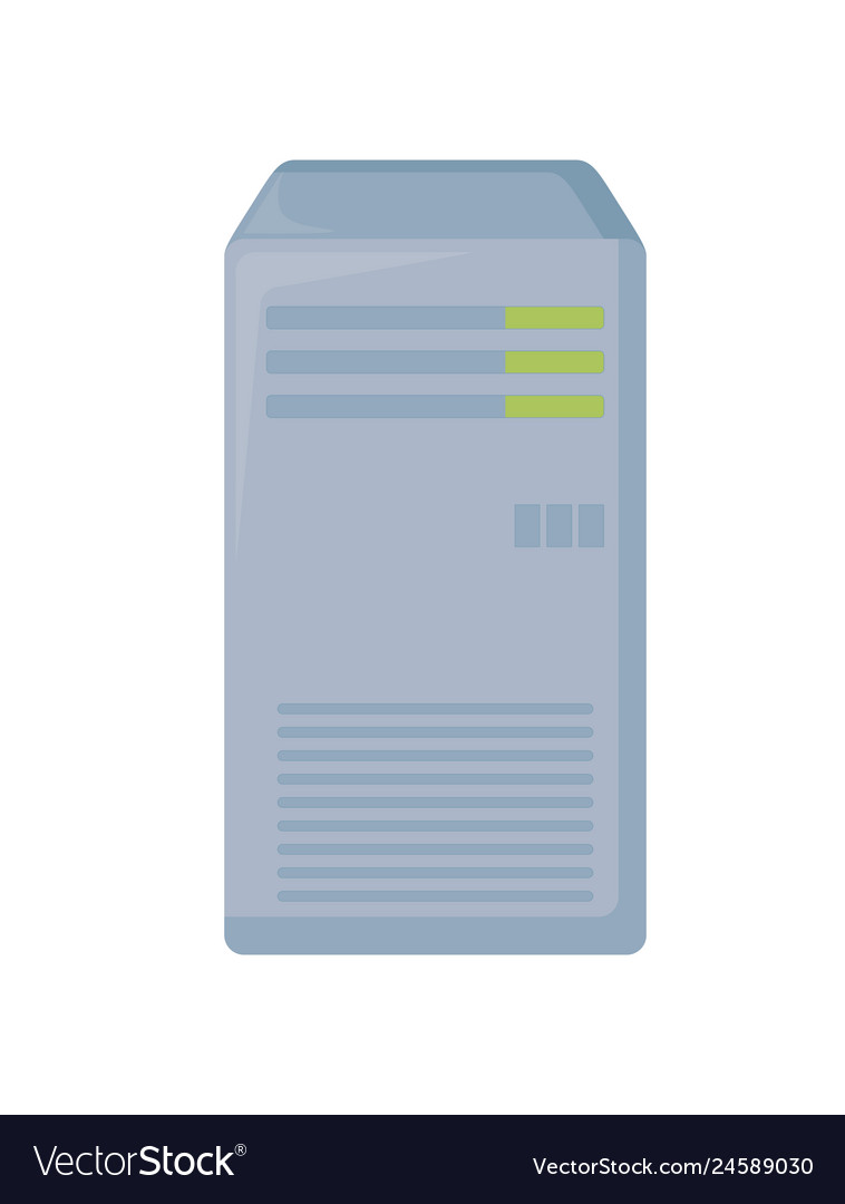 Tower server isolated icon