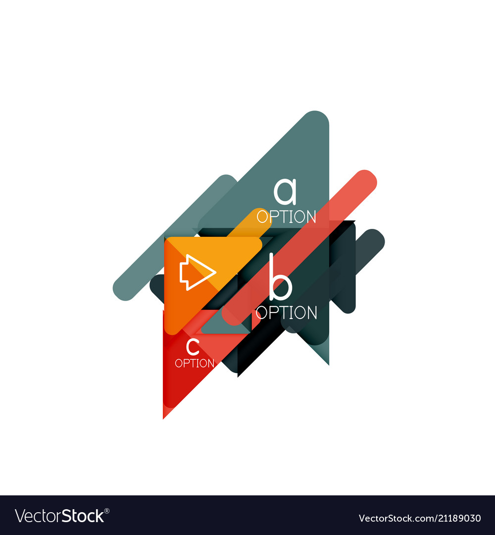 Triangle data visualization design option