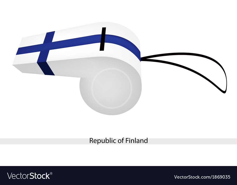 A beautiful whistle of republic finland