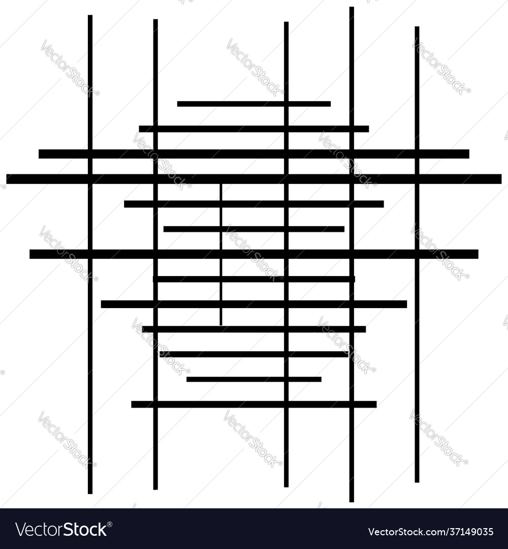 Abstract grid mesh lattice grating geometric
