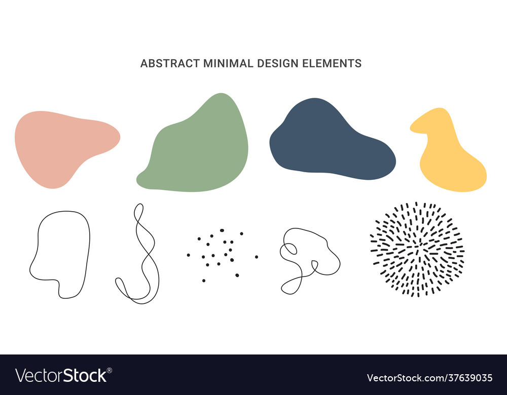 Abstract minimal design element collection set