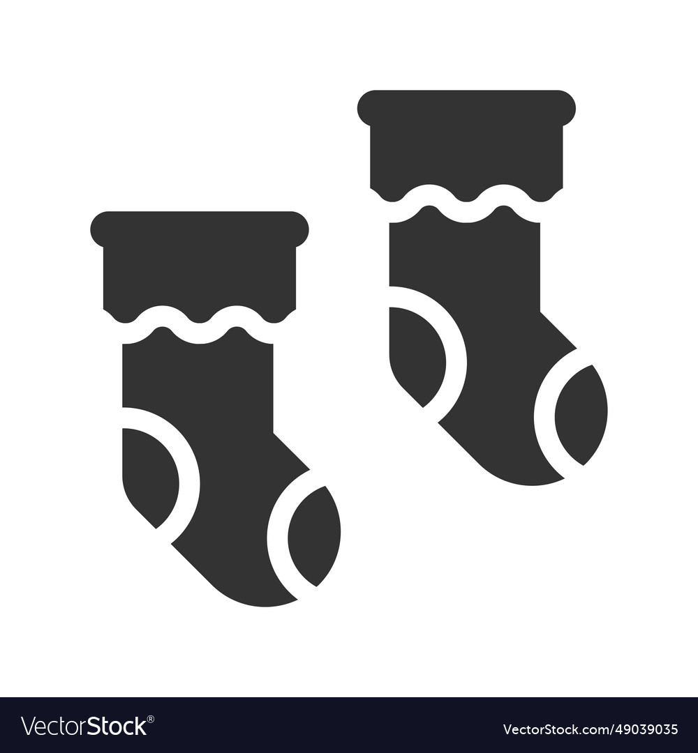 Baby socks icon