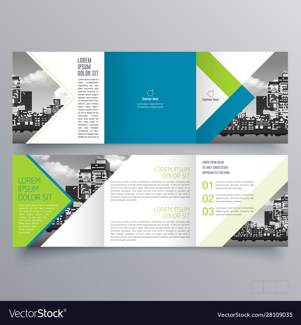 Brochure design 22 Royalty Free Vector Image - VectorStock