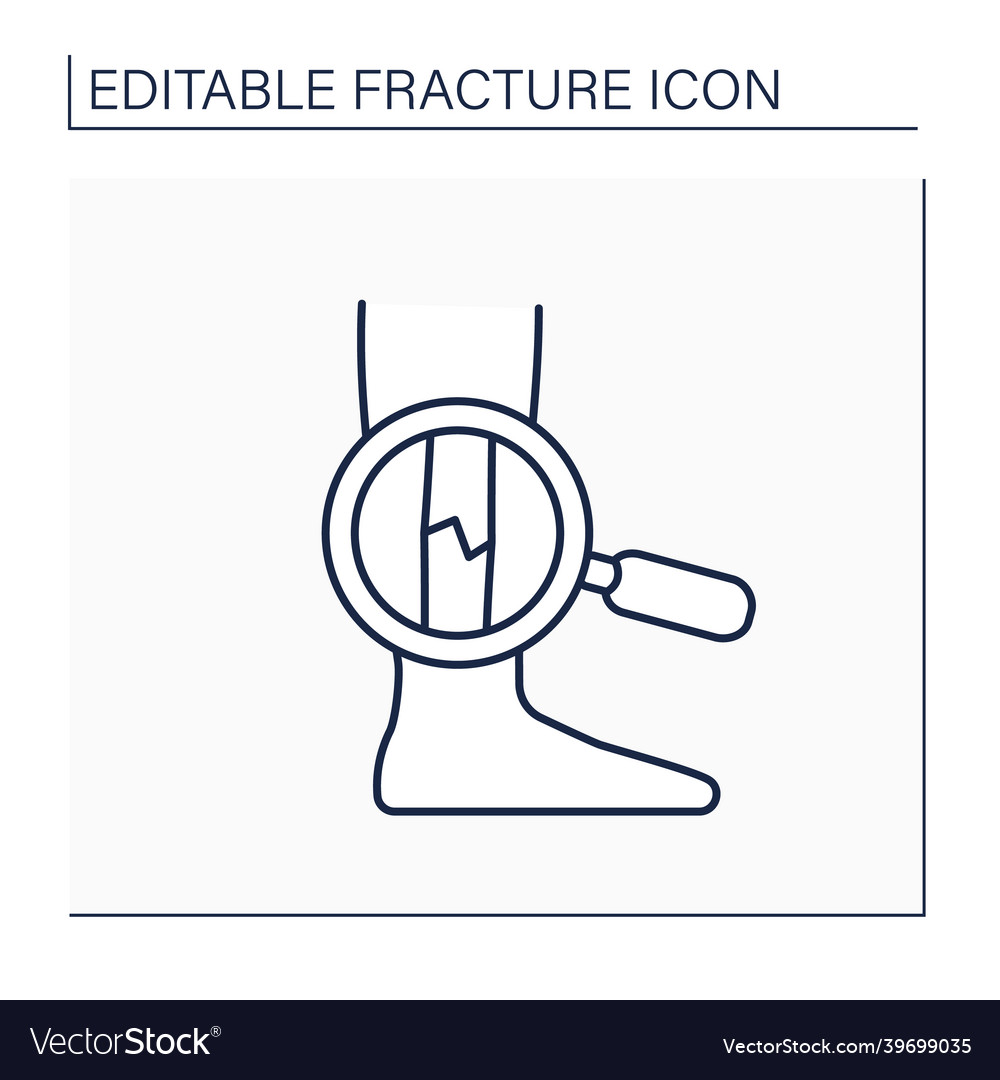 Examination line icon