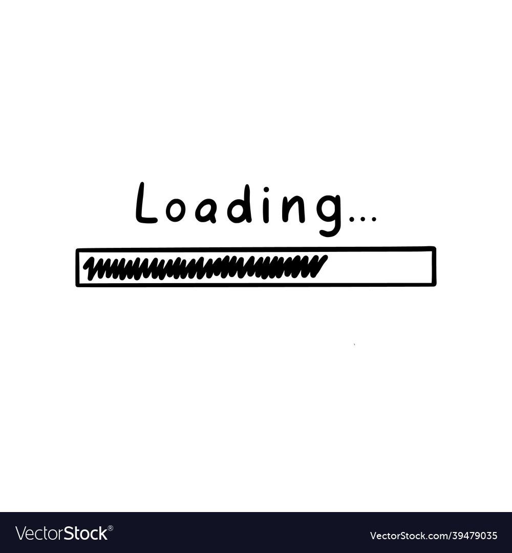 Loading status and progress bar